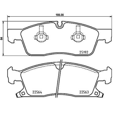Brembo Cermaic Brake Pad P37022N
